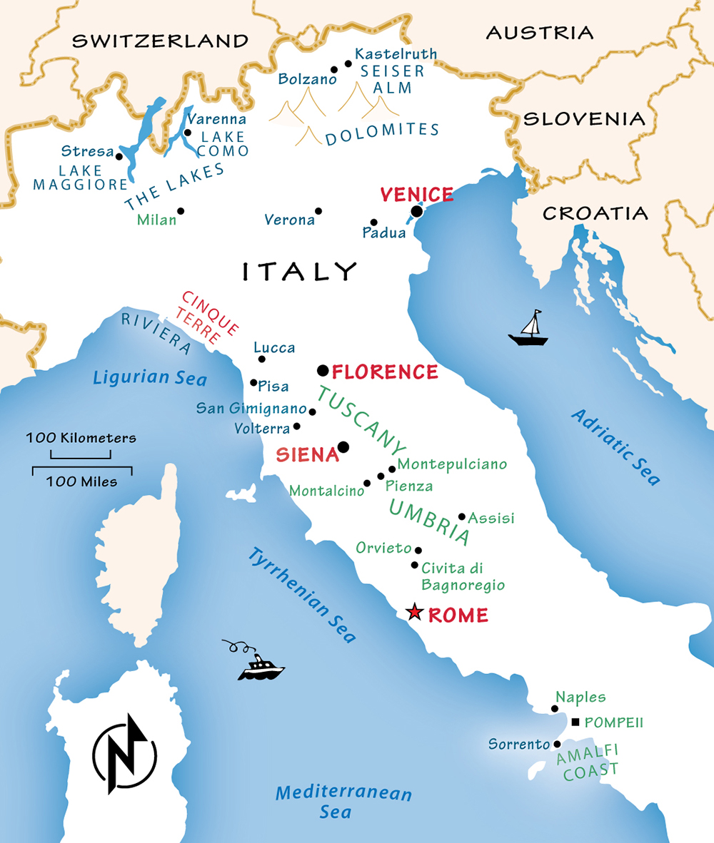 Italy map