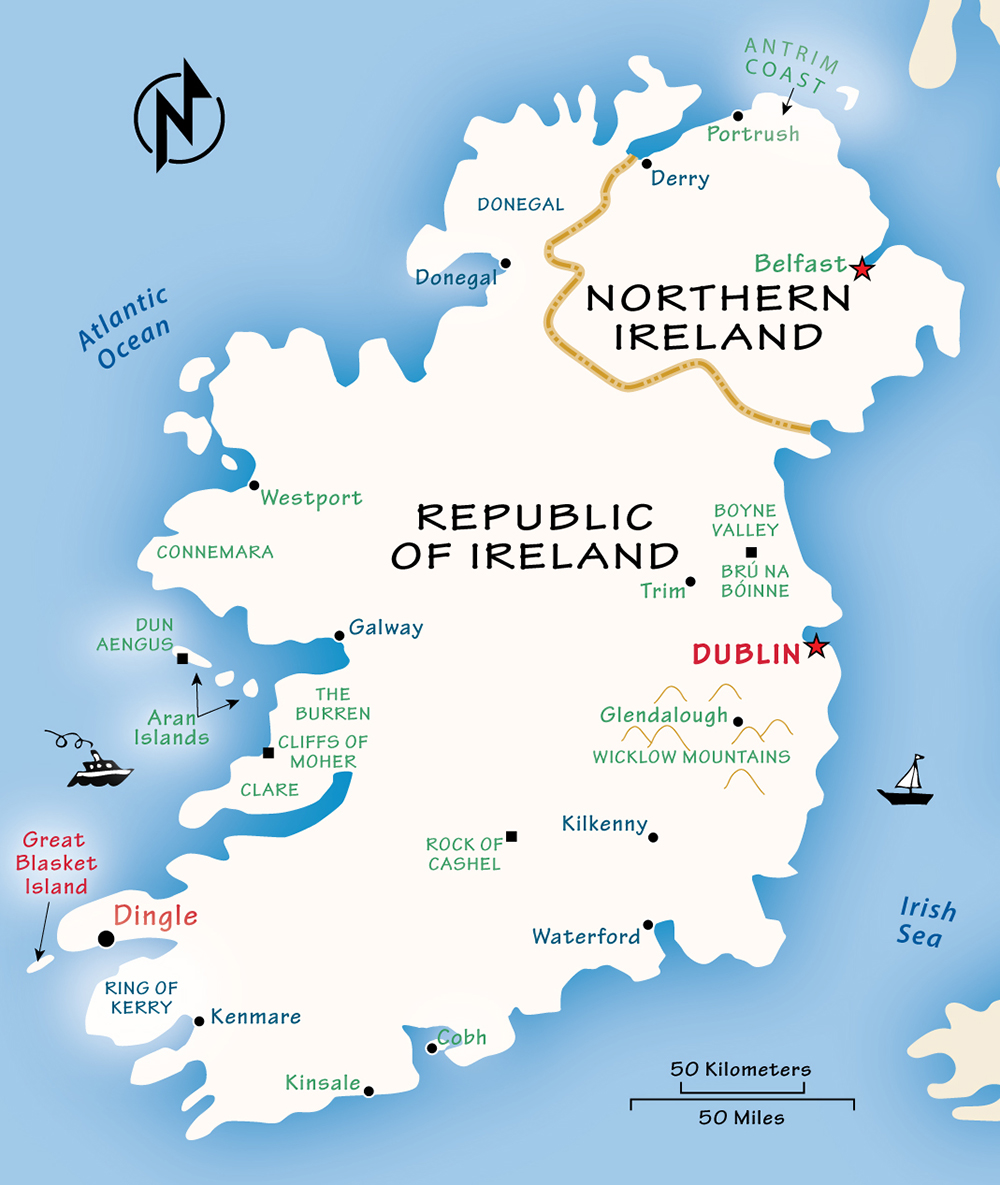 Ireland map